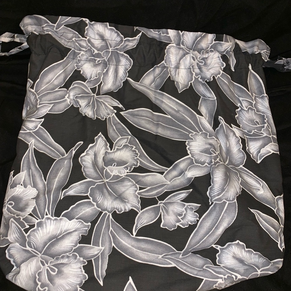 Hawaiian Pattern Cloth Square Drawstring Bag - image 3